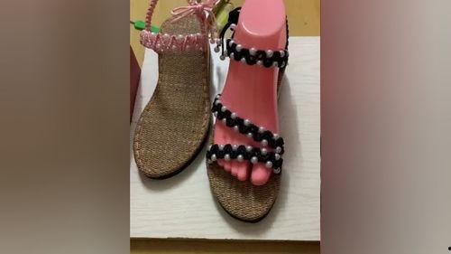 编凉鞋视频,轻松打造清凉时尚造型