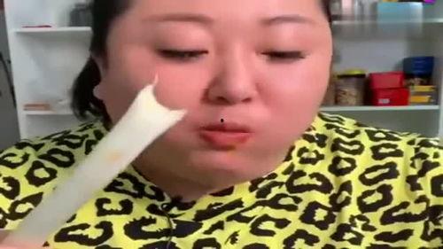 胖姐吃东西视频,一场味蕾的盛宴